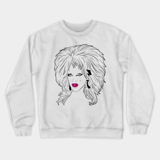 Lill the drag queen black lines Crewneck Sweatshirt